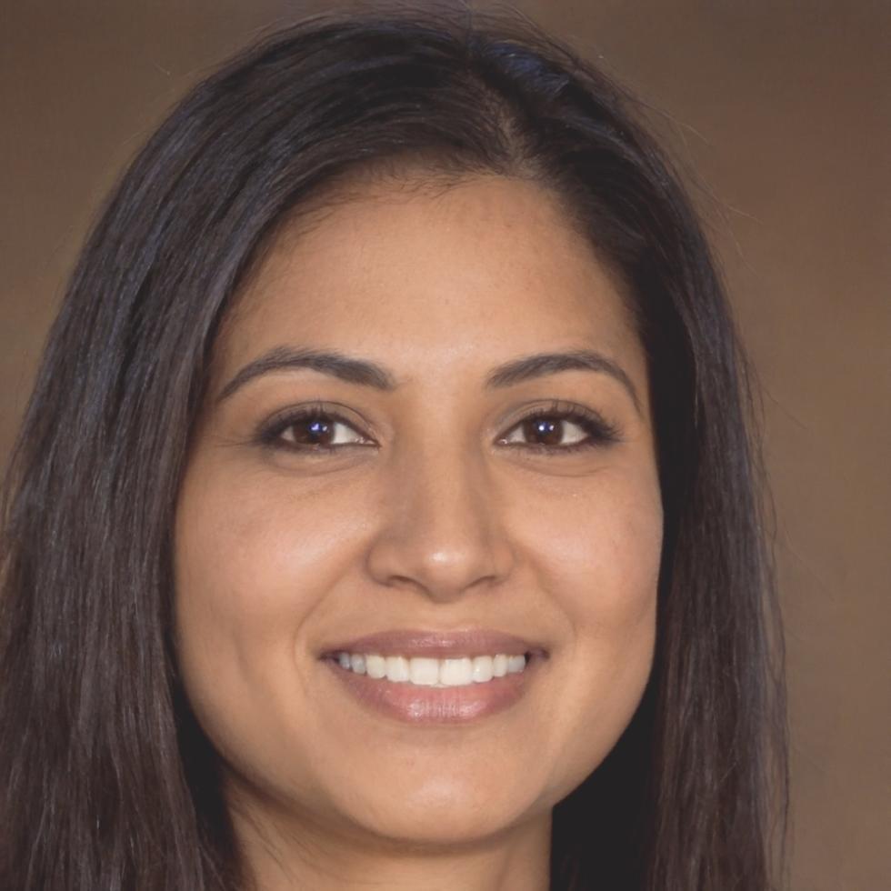 Portrait of Sarah Kim, Financial Planning Director